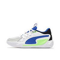 PUMA 彪马 官方 新款男子篮球鞋 COURT RIDER CHAOS 377767 白-荧光绿-05 40.5