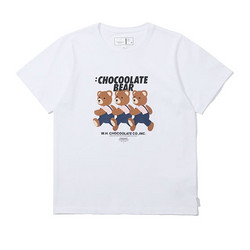 :CHOCOOLATE 女士饰logo小熊印花T恤 B1XTEL1602XSGWHX