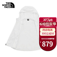 北面（The North Face）防晒衣女23春夏新款户外运动皮肤衣UPF薄风衣耐穿防风夹克衫7WBV 7WBVFN4/偏大两码 S