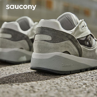 Saucony索康尼休闲鞋经典复古时尚男女同款百搭运动鞋SHADOW6000LAYER 灰色 45