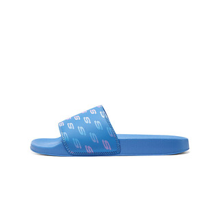 斯凯奇Skechers2023年夏季运动拖鞋女凉拖8730085 蓝色/BLU 36