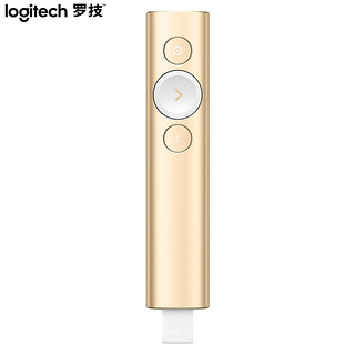 logitech 罗技 Spotlight 无线演讲投影笔 金色