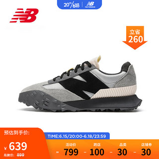 NEW BALANCE男鞋女鞋XC72系列复古拼接时尚潮流休闲运动鞋 灰色/黑色