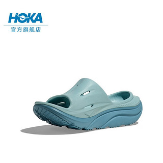 HOKA ONE ONE男女鞋奥拉舒缓拖鞋3 ORA Recovery Slide 3轻盈舒适 云雾蓝/石蓝色 46.5/300mm