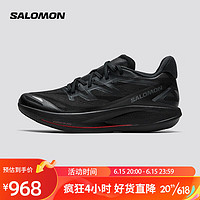 萨洛蒙（Salomon）男女款 户外运动休闲轻量透气稳定舒适公路路跑跑步鞋 PHANTASM 2 黑色 472073 UK4(36 2/3)