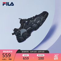 FILA 斐乐 官方猫爪鞋3代2023男子跑步鞋复古轻便运动鞋厚底增高休闲鞋