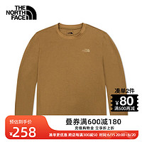 北面（The North Face）T恤长袖男速干衣户外吸湿排汗上新|7QVD 173/棕色 XL/180