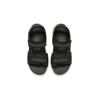 SKECHERS 斯凯奇 男鞋户外沙滩鞋透气软底魔术贴凉鞋237286 黑色/BLK 42