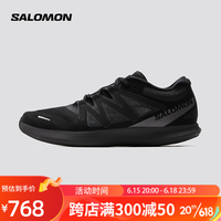salomon 萨洛蒙 男女款 户外运动休闲轻量缓震回弹训练跑步鞋 PHANTASM LITE 2 黑色 472095 UK9(43 1/3)