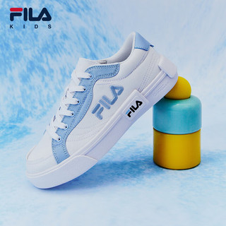 FILA 斐乐 童鞋儿童帆布鞋2023夏季潮男童休闲运动板鞋女童鞋子