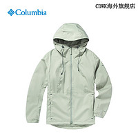 哥伦比亚（Columbia）户外23春夏新品女防水冲锋衣运动连帽外套WR1613 348 S_(155/80A)