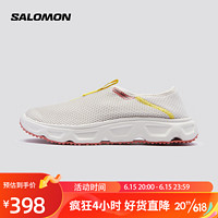 salomon 萨洛蒙 男款 户外运动缓震柔软舒适透气休闲恢复鞋 REELAX MOC 6.0 土灰色 472061 9 (43 1/3)