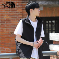 北面 23春夏新款北面马甲男款户外防泼水运动软壳背心81PB KS7/黑色 XXL