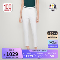 RYDER CUP莱德杯高尔夫服装女长裤23夏季弹力舒适薄款运动时尚裤子女 白色 M