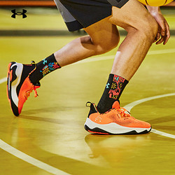 UNDER ARMOUR 安德玛 UNDERARMOUR）春夏库里Curry HOVR  SPLASH 3男子运动篮球鞋3026891 橙色800 43