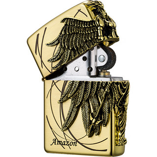 ZIPPO 之宝 ZBT-1-36a 亚马逊女战士 充油打火机 金色