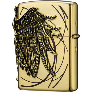 ZIPPO 之宝 ZBT-1-36a 亚马逊女战士 充油打火机 金色