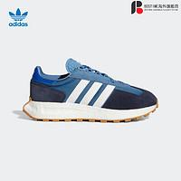 阿迪达斯 （adidas）三叶草RETROPY E5男女薄款boost跑步鞋GZ6387 棕色/蓝/白 45