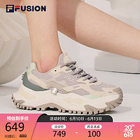 FILA  FUSION斐乐潮牌女鞋女子运动鞋2023硬糖鞋厚底老爹鞋女