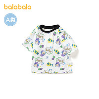 88VIP：巴拉巴拉 宝宝短袖t恤婴儿打底衫男女童上衣夏装萌趣潮酷 1件装