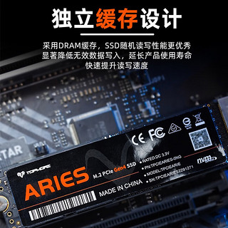 TOPMORE 达墨 白羊座Aries NVMe M.2 固态硬盘 4TB（PCI-E4.0）