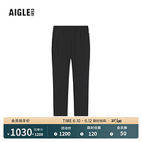 AIGLE艾高2023春夏新品男户外DFT速干吸湿排汗UPF40+防紫外线长裤 黑色 AH105 42(175/84A)