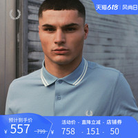 FRED PERRY男士POLO衫2023夏季商务休闲麦穗多彩短袖重磅T恤M3600 Q39黑色 S 165/76A