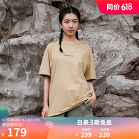 添柏岚（Timberland）官方男女同款短袖T恤23夏季新款户外休闲印花A5UZ3 A5UZ3269/浅泥土色 L