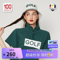 RYDER CUP莱德杯高尔夫球帽女23夏季全新时尚运动遮阳复古渔夫帽女 白色 均码