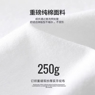 赛琪（SAIQI）250g重磅t恤男士夏季衣服半袖潮牌潮流情侣短袖纯棉打底衫上衣女 黑色 3XL