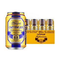 oettinger 奥丁格 自然浑浊型 小麦啤酒 330ml*24听