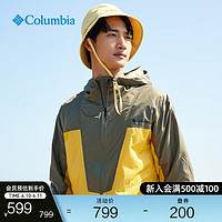 哥伦比亚 户外男子轻薄时尚旅行撞色运动休闲外套WE9620 742 M(175/96A)