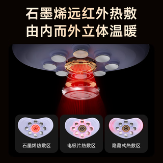 未来健康 SKG揉腹仪腰部腹部按摩器经期热敷仿真人手揉肚子大姨妈腹胀生日毕业季礼物送女友士妈妈老婆礼品 腹部气血元气裤 K7豪华款