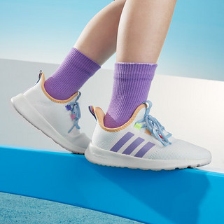 adidas阿迪达斯轻运动CLOUDFOAM PURE 2.0男女小童舒适跑步运动鞋 白色/紫色/蓝色 40(245mm)