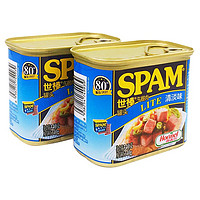 SPAM 世棒 午餐肉罐头 培根味198g