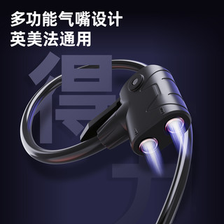 得力打气筒自行车家用通用新型高压电动瓶车山地车便携式充气管子