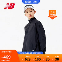 new balance 23年春季女款立领运动潮流休闲夹克外套 AWJ21264-BK L