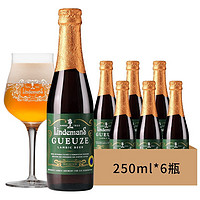 临期品：Lindemans 林德曼 混酿啤酒 250ml*6瓶