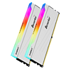 SAMNIX 新乐士 Berserker 狂刃战士系列 DDR5 6400Mhz RGB 台式机内存 灯条 白色 32GB 16GB*2