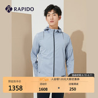 Rapido 雳霹道 2023年夏季新品男子长袖防晒衣轻薄透气夹克外套CN3439J06 天蓝色 185/100A