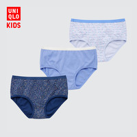 UNIQLO 优衣库 童装/女童 短裤(3件装 内裤 儿童内衣) 444192/450870