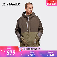 adidas TERREX官方男and wander联名外套户外抗风透湿防水冲锋衣