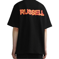 RUSSELL ATHLETIC 男士印花饰口袋T恤 RACTEM2081LXKBKX