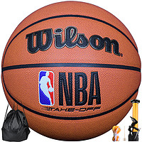 Wilson 威尔胜 篮球7号NBA成人室内外比赛七号PU耐磨TAKE-OFF系列彩色运球人802