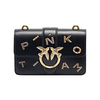 PINKO 品高 女士徽章包燕子包链条斜挎包1P22SJY7SP包袋时尚