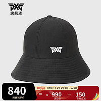 PXG高尔夫女士球帽休闲时尚宽檐帽速干透气可调节golf运动遮阳帽新款 PHPPW960821 黑色