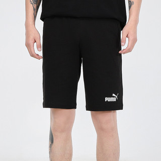 彪马（PUMA）短裤男士2023夏季新款宽松休闲跑步篮球中裤针织美式运动五分裤 588722-01/纯棉材质 M