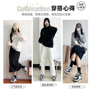 回力女鞋春夏季运动鞋子女休闲百搭水墨画透气板鞋女学生户外旅游鞋 黑白熊猫/国潮水墨画 37/标准尺码