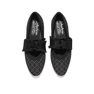 斯凯奇丨Skechers春夏季蝴蝶结优雅时尚通勤女单鞋软底舒适休闲鞋158676