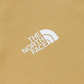 北面（The North Face）短袖T恤男户外防晒吸湿透气速干夏季新款5JYQ ZSF/卡其色 XXL/185
